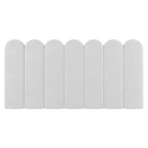 Painel Cabeceira Cama Box Solteiro Lana 90cm Sintético Branco - Abmaza