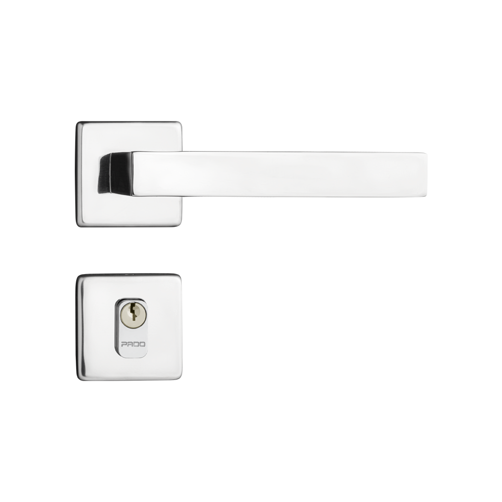 Fechadura Externa Barra Maq 55 Pado Cromado