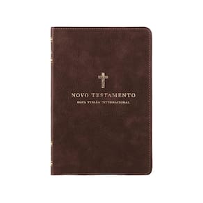 Novo Testamento - Nvi - Couro Soft - Cruz Marrom