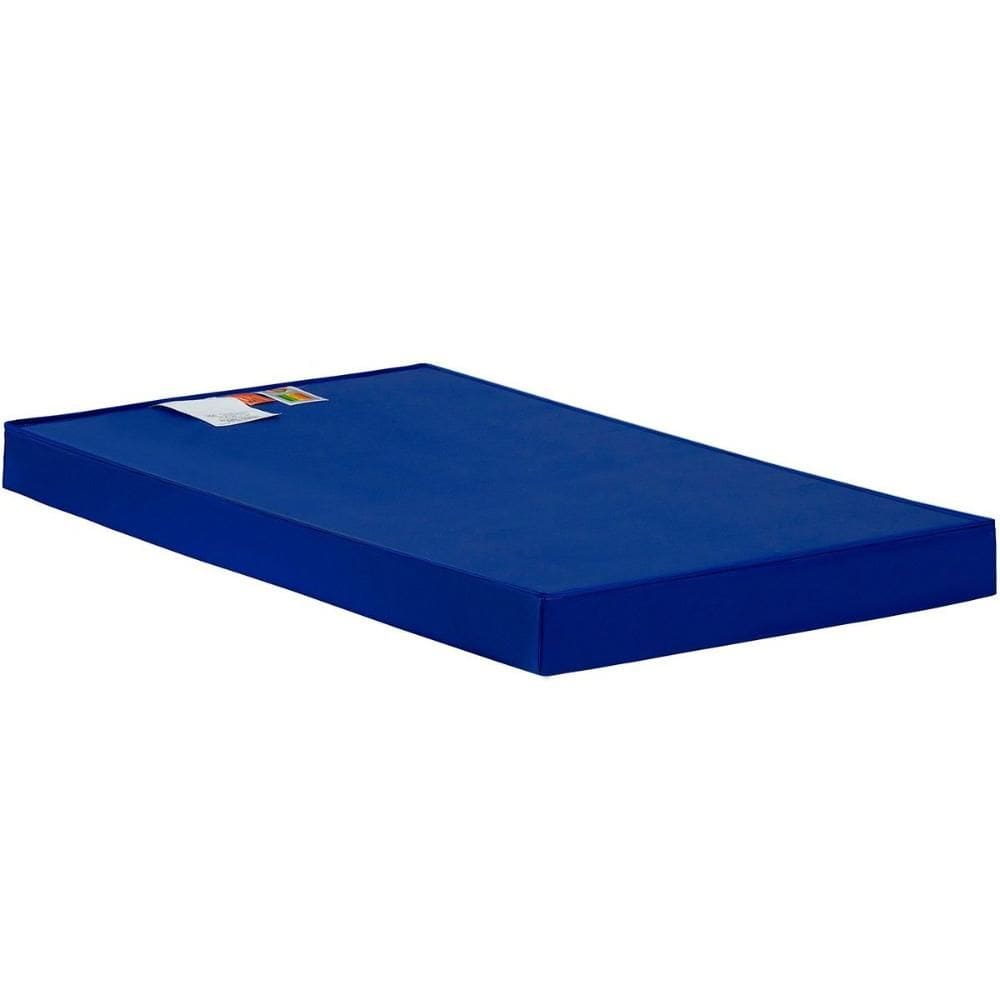 Colchão Solteiro Hospitalar Impermeável D23 Cristal Napa Azul (78x188x12) - Polar