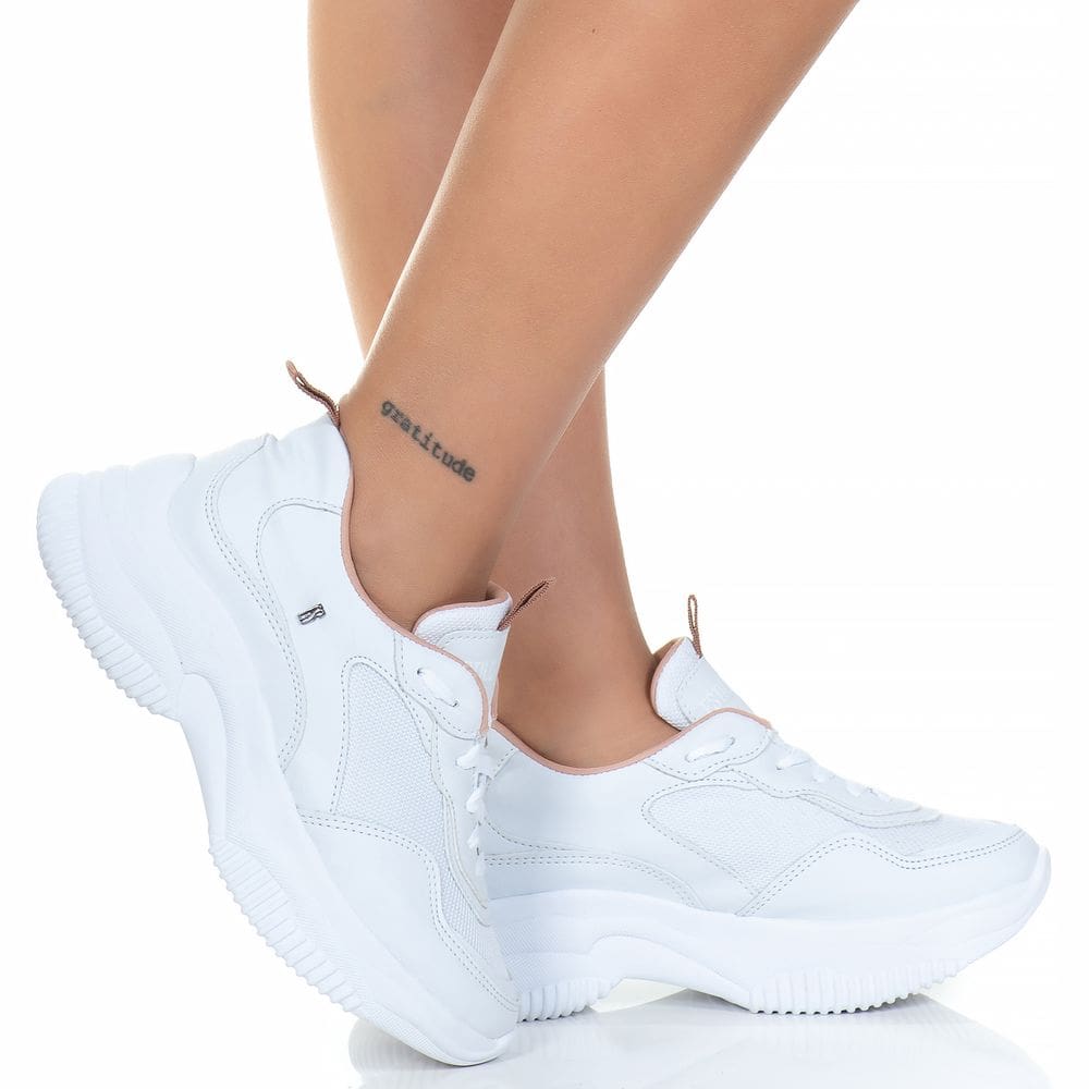 Tênis Feminino Chuncky Academia Caminhada Estilo Shoes
