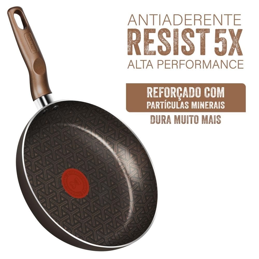 Frigideira Rochedo Expert Chocolate 24CM