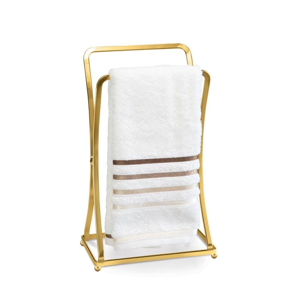 Porta Toalha de Bancada Dourado Fosco para Banheiro Lavabo - 3222 Arthi