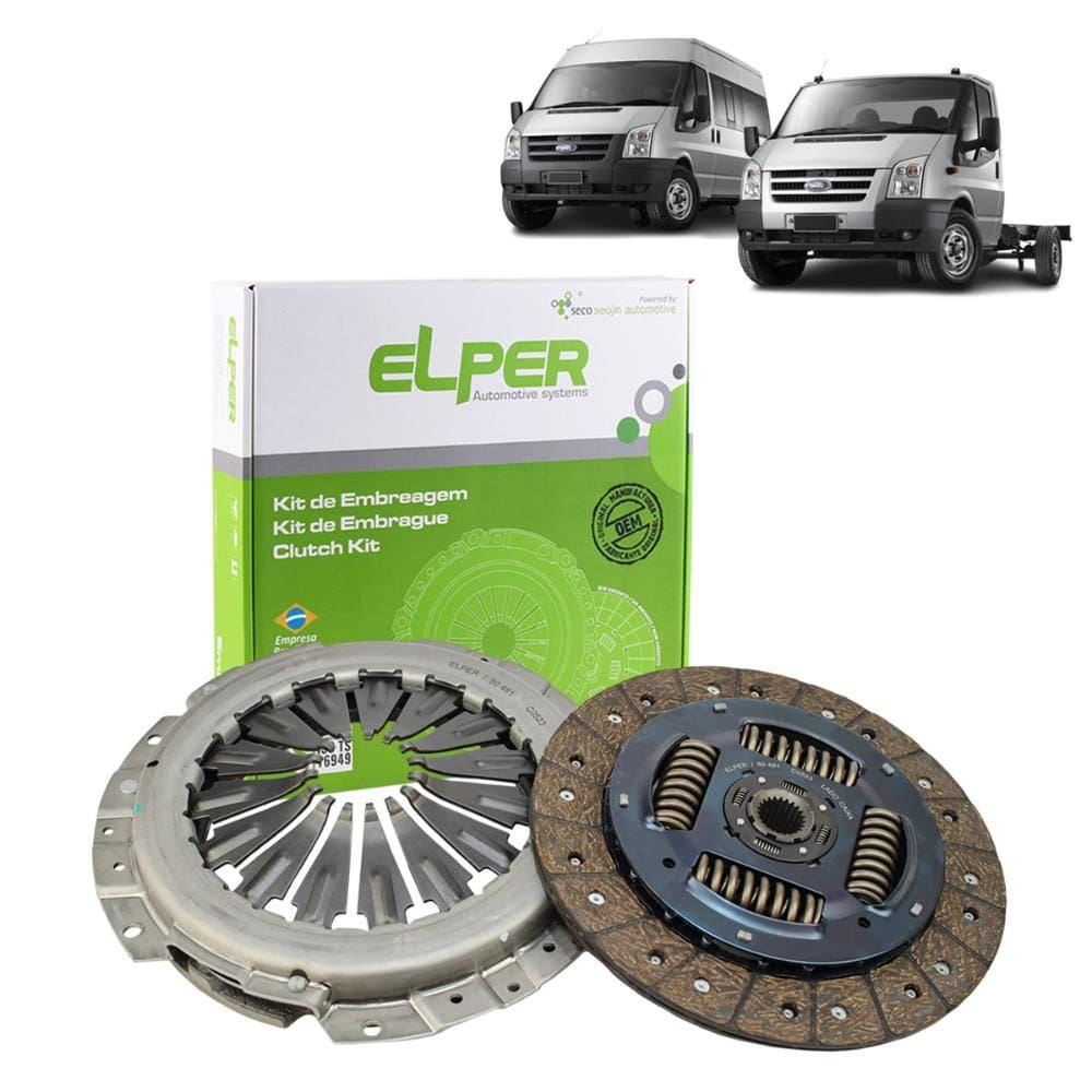 Kit Embreagem Completo Platô Disco Transit 2.4 16v 2008-2011