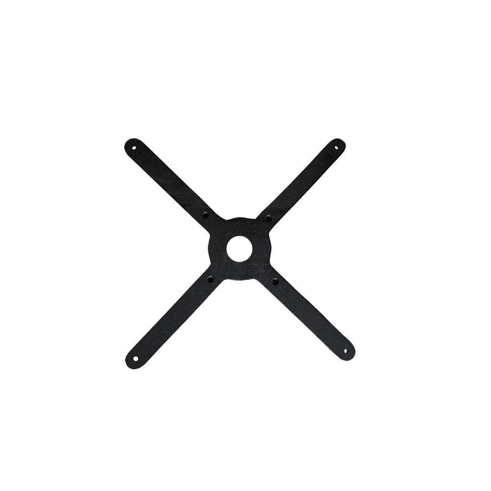 Trava De Mesa Base Veroninha Jardim Em Ferro Fundido 42X42Cm