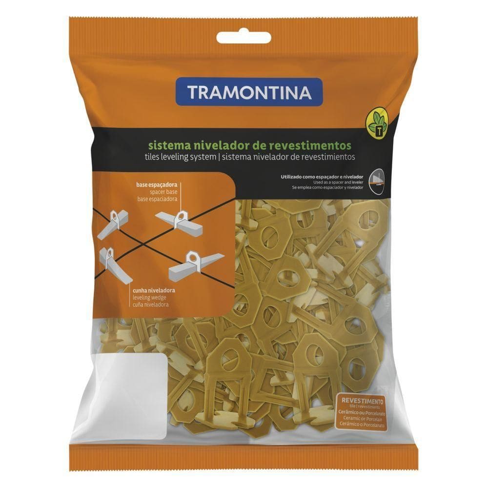 Base Espaçadora Plástica Tramontina Estreita Eco 1,5 Mm (saco Com 100 Un.)