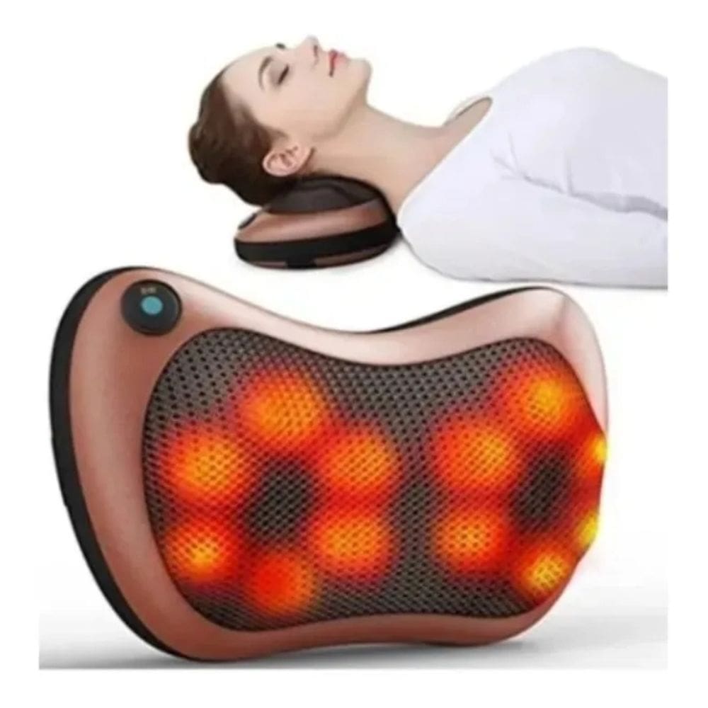Almofada de massagem e massageador para pescoço, pernas e lombar