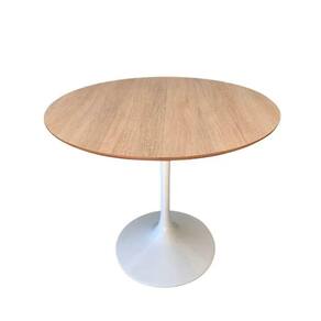 Mesa De Jantar Tulipa Saarinen Redonda 120 Cm Tampo Jade Cores Branco