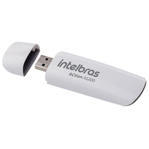 Adaptador Wireless Usb Intelbras Inet 4710018 Action A1200 3.0 Dual Band 1200Mbps