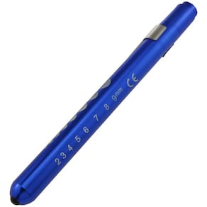 Lanterna médica Pupilar Reflex azul com diâmetro de pupila