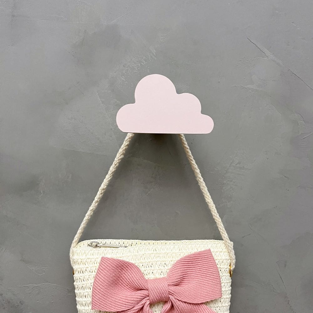 1 Gancho de parede infantil decoração bebê nuvem 1Nubb15