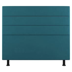 Cabeceira Cama Box Casal Queen Size Malik 160cm Suede Turquesa - Abmaza