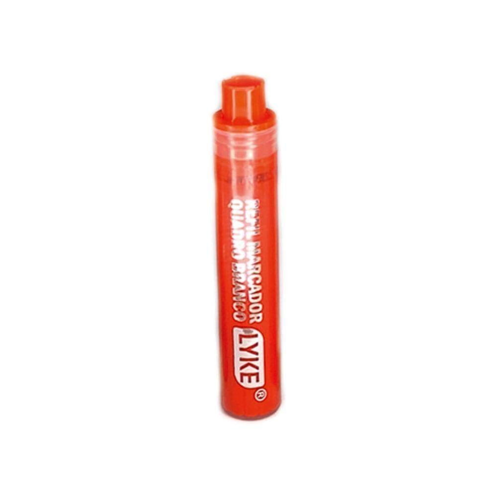 Refil Pincel Marcador Para Quadro Branco Recarregável Lyke Vermelho