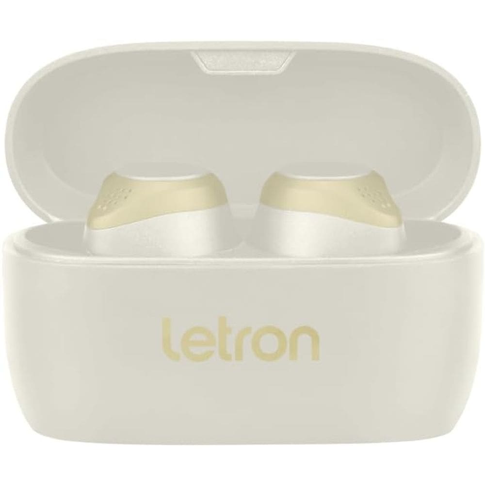 Fone Sem Fio Neo Off White Estereo Intra Auricular Bluetooth Letron