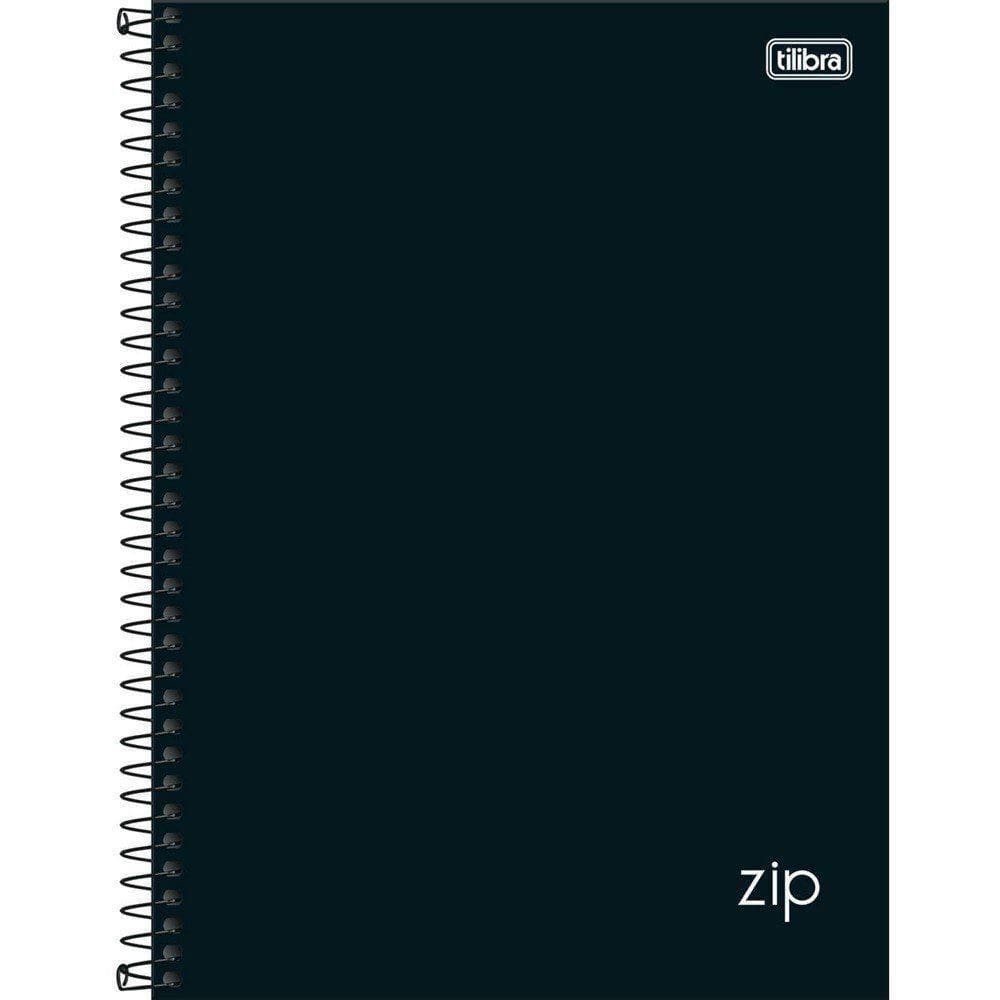 Caderno Espiral Capa Dura Universitário Zip 1 Matéria 80 Folhas Tilibra
