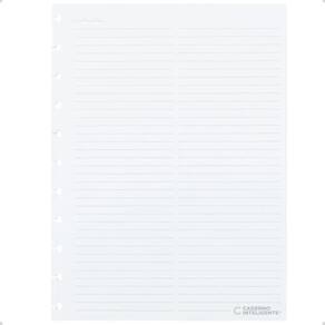 Refil Pautado de Caderno Inteligente Grande 50 Folhas 90g