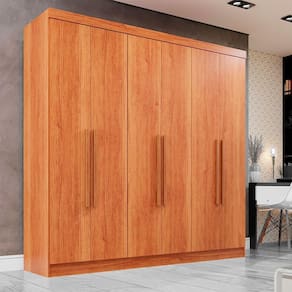 Guarda-roupa Casal 6 Portas 2 Gavetas Recife Sallêto Móveis Cinamomo