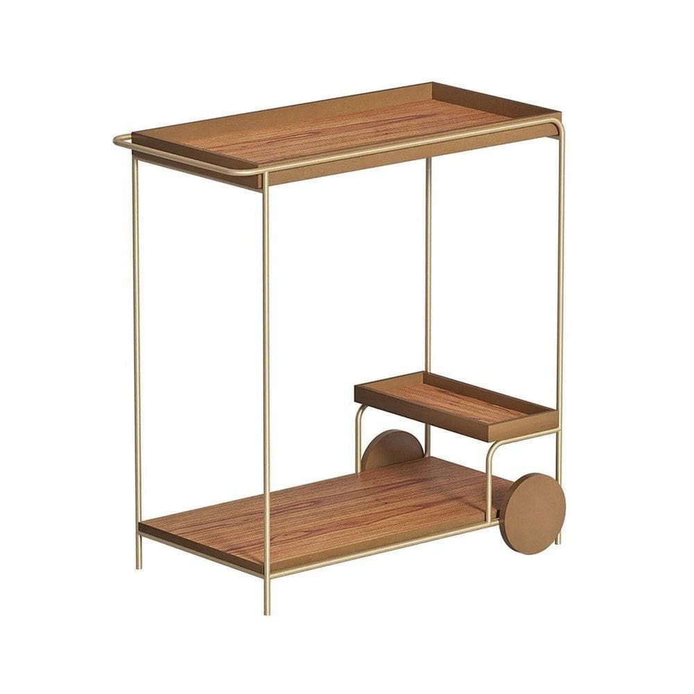 Carrinho Ba Home Be Iii para Decoração Dourado