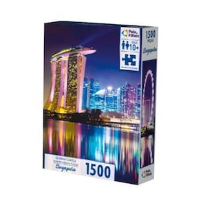 Quebra-Cabeça - 1500 Peças - Singapura - Pais e Filhos