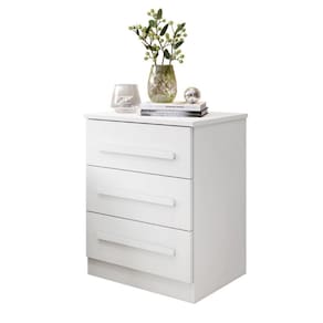 Mesa De Cabeceira Império 4 Gavetas Benetil Cor:branco