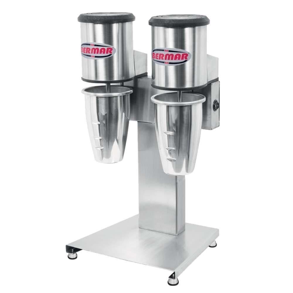 Batedor De Milk Shake Duplo Bm Bermar Mixer 2 Hastes Bm85 Inox 220v