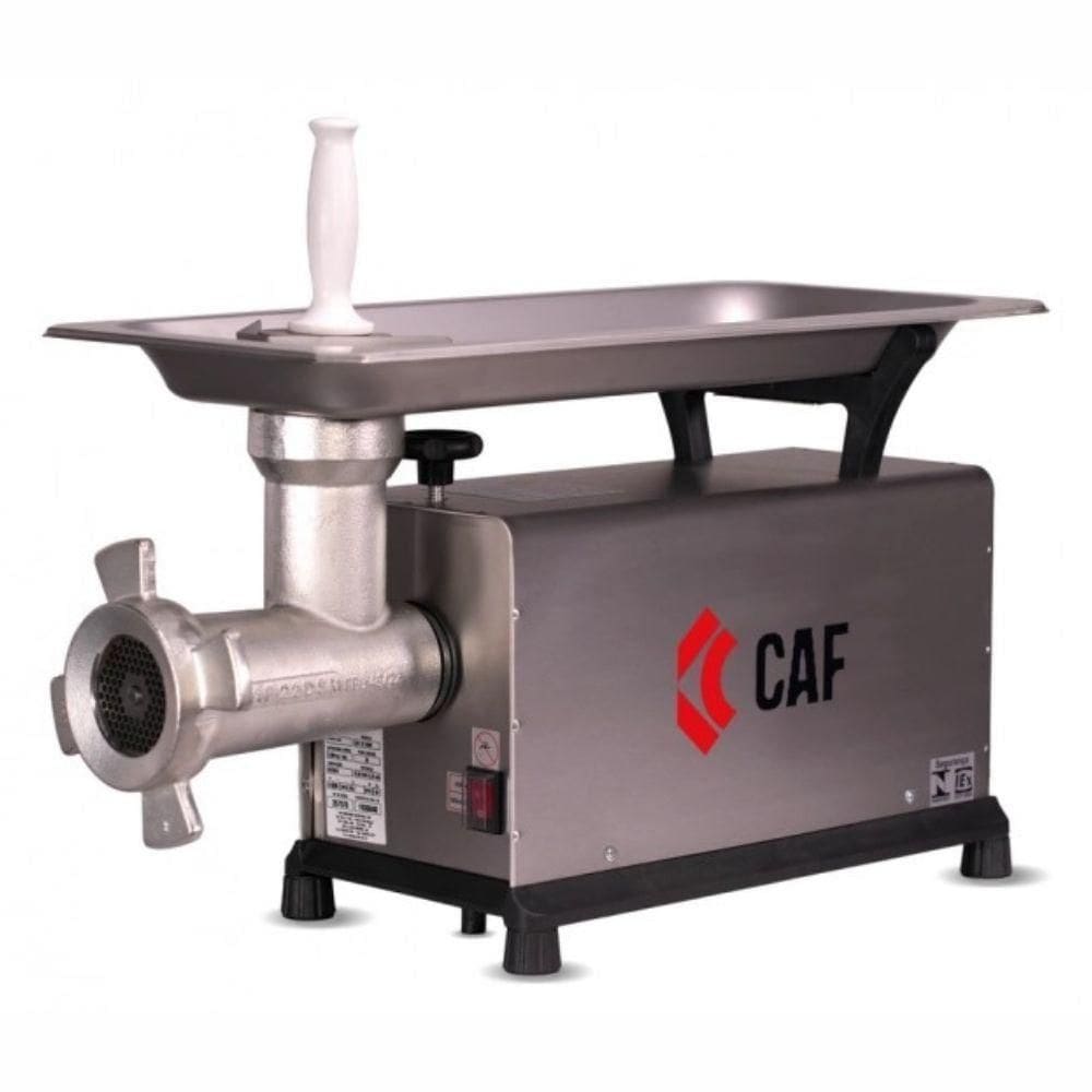 Picador De Carne Eletrônico Monofásico Caf22 Caf Moedor Boca 22 Inox 110v