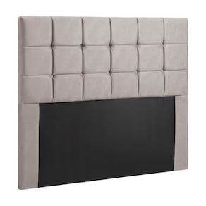 Cabeceira Cama Box Queen 1,60 Estofada Julia Veludo Bege Marfim Speciale Home Bege Marfim