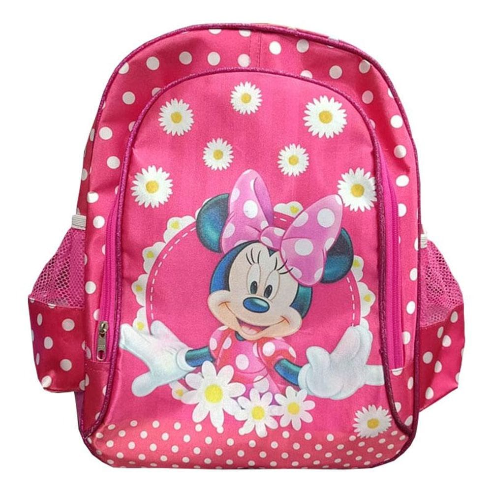 Mochila Escolar Infantil Minnie 14 Rosa - ABCD