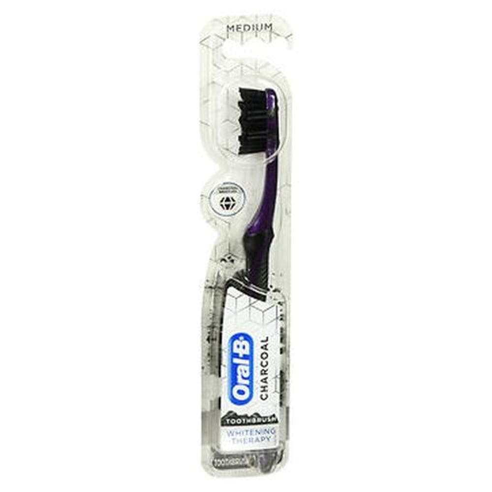 Escova de dente de carvão oral-B média 1 Cada por oral-b