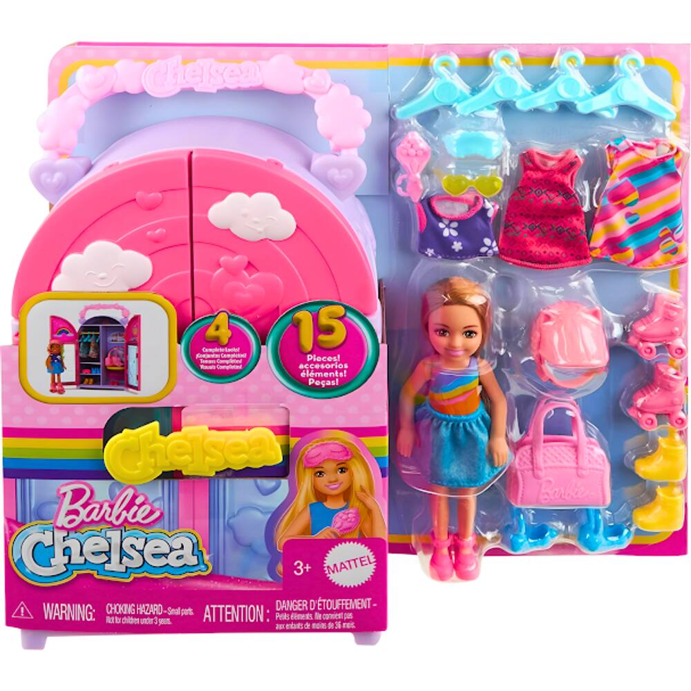 Boneca Barbie Family Closet Da Chelsea HXN03 Mattel