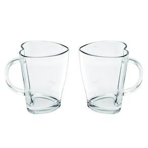 Jogo Caneca Coração Heart Premium 240Ml 2 Peças - Class Home