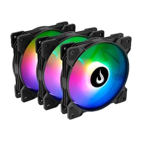 Kit 3 Coolers 120mm Rise Mode X - LED ARGB - RM-XLD-01-ARGB