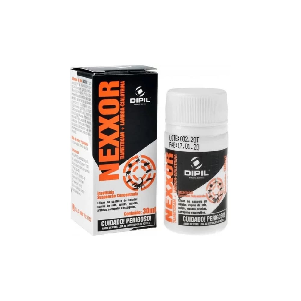 Mata Insetos Nexxor Baratas Aranhas Mosquito da Dengue Dipil 30ml
