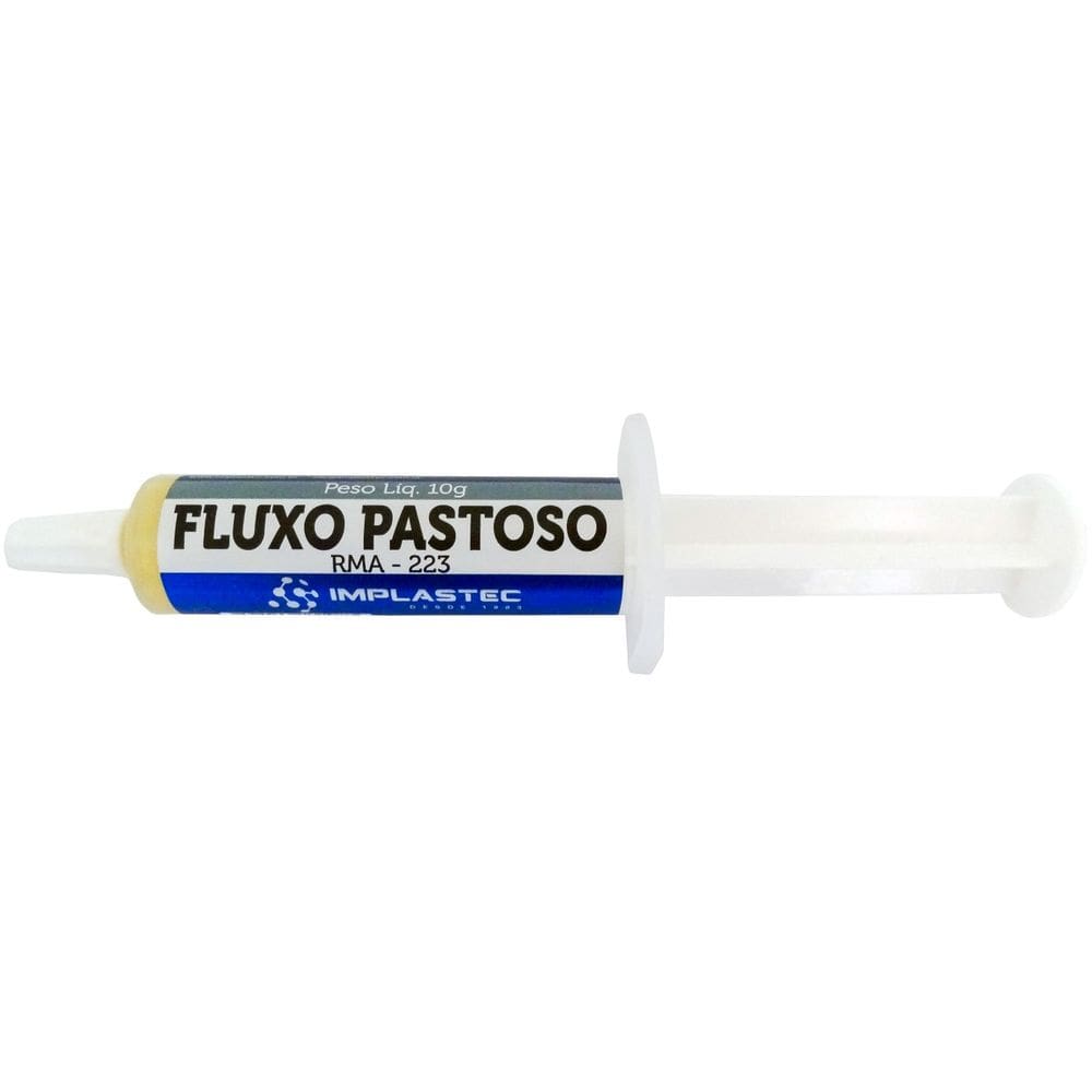 Fluxo De Solda Pastoso Seringa 10G