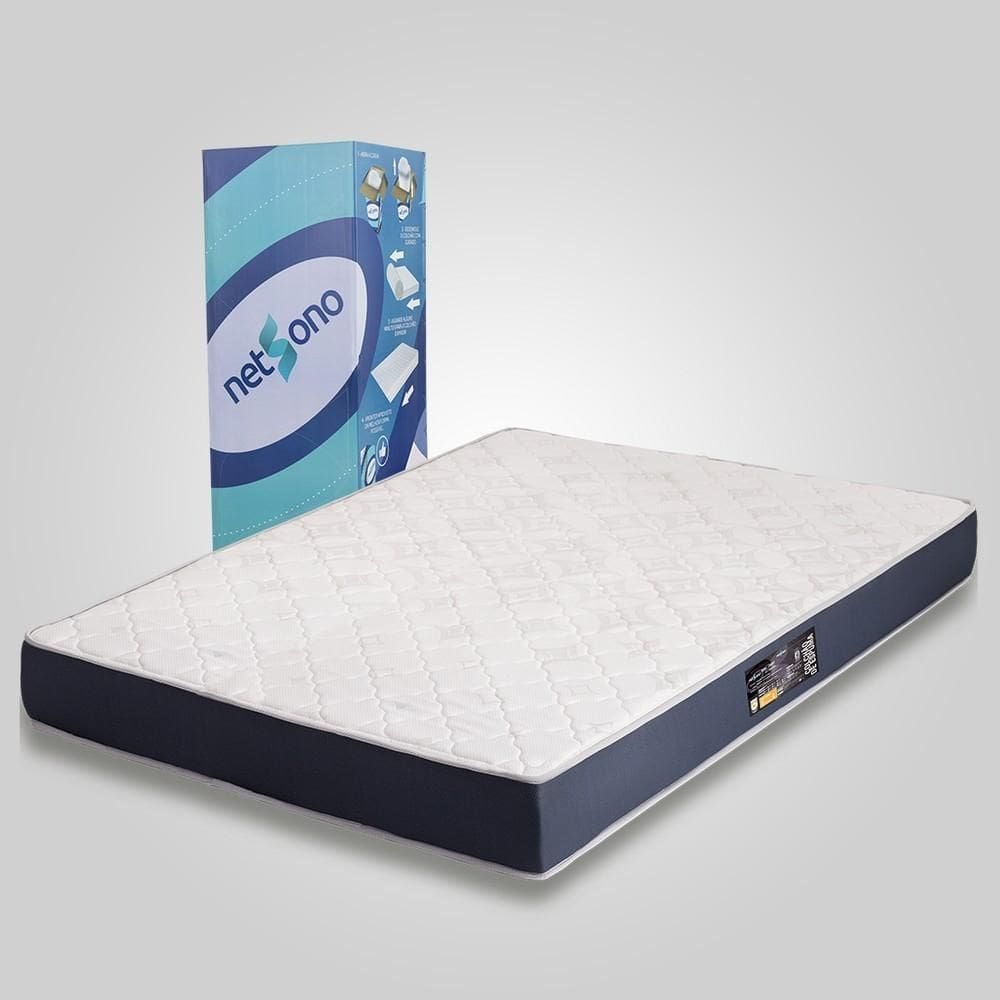 Colchão Netsono Casal na Caixa Comfort Double Face D33 138x188x17cm