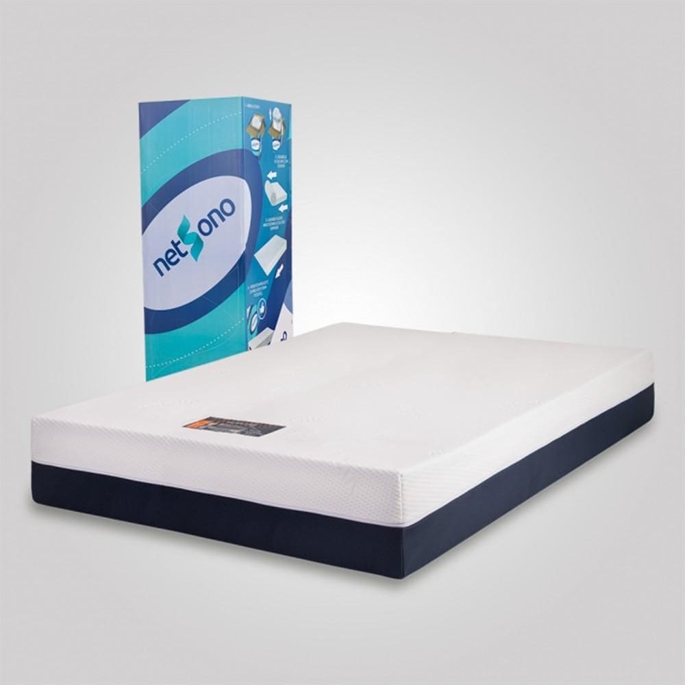 Colchão Netsono King na Caixa Vitagel Space Double Face D33 193x203x24cm