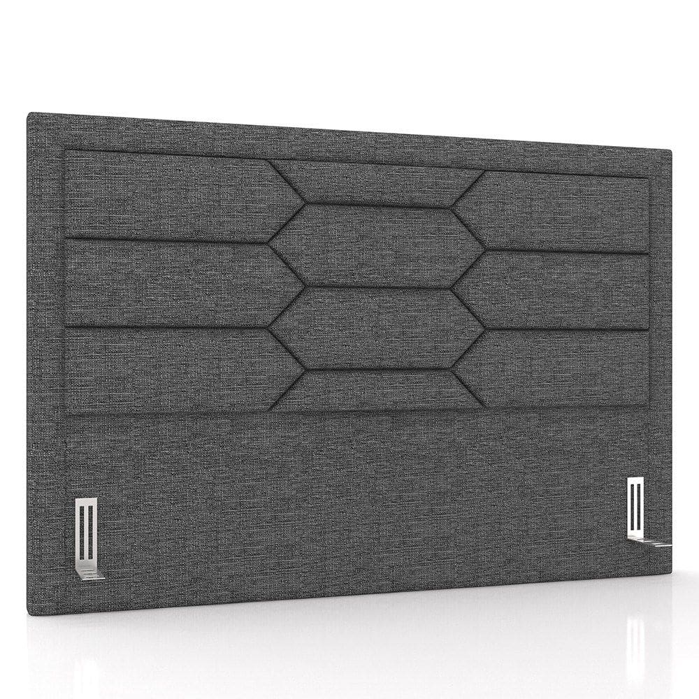 Cabeceira Cama Box Casal 140cm Texas P02 Linho Cinza Escuro - Mpozenato