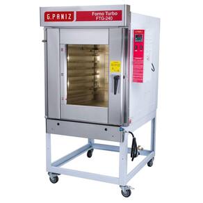 Forno Turbo á Gas 8 Assadeiras Ftg240 G.paniz Forno Epóxi Bivolt