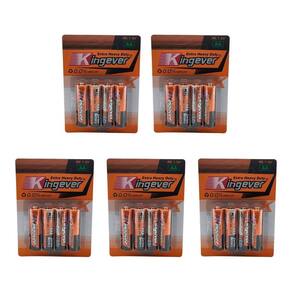 Bateria Kingever Double AA 1.5V, pacote com 20 unidades