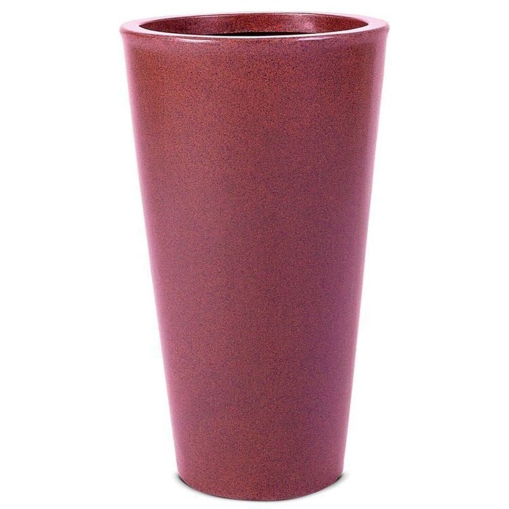 Conjunto de 20 Vasos Decorativo para Plantas Conico Aldora 66 Marrom Avermelhado