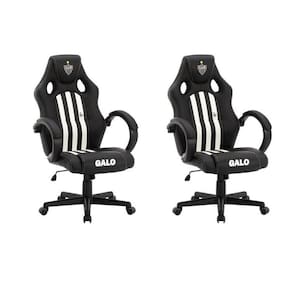 Kit 2 Cadeiras Gamer Atlético Mineiro Cam 3316 Espresso Móveis Preto