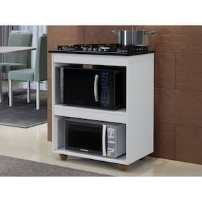 Balcão para Cooktop 4 bocas Turim  – Branco