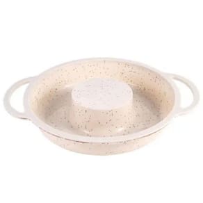 Forma para Pudim Mimo SN23298 Silicone Branco com Alça
