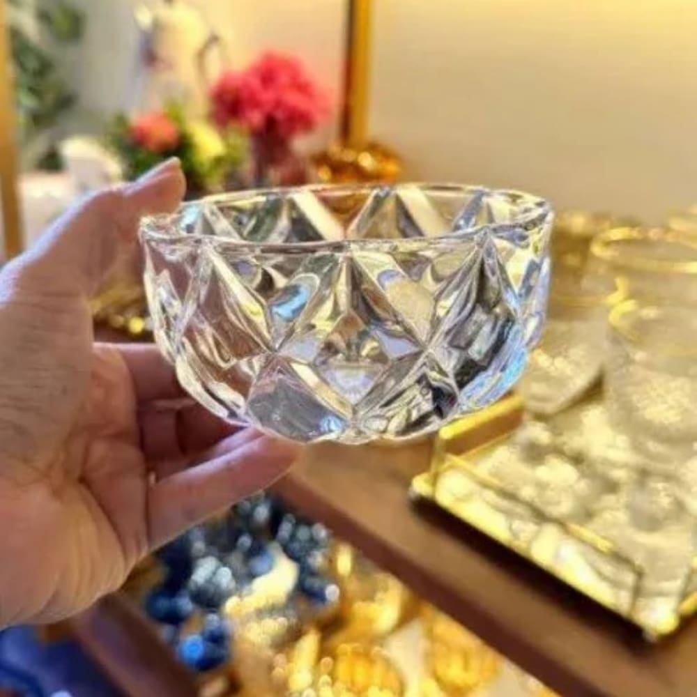 Bowl de Cristal  Diamond 11cm x 5,5cm