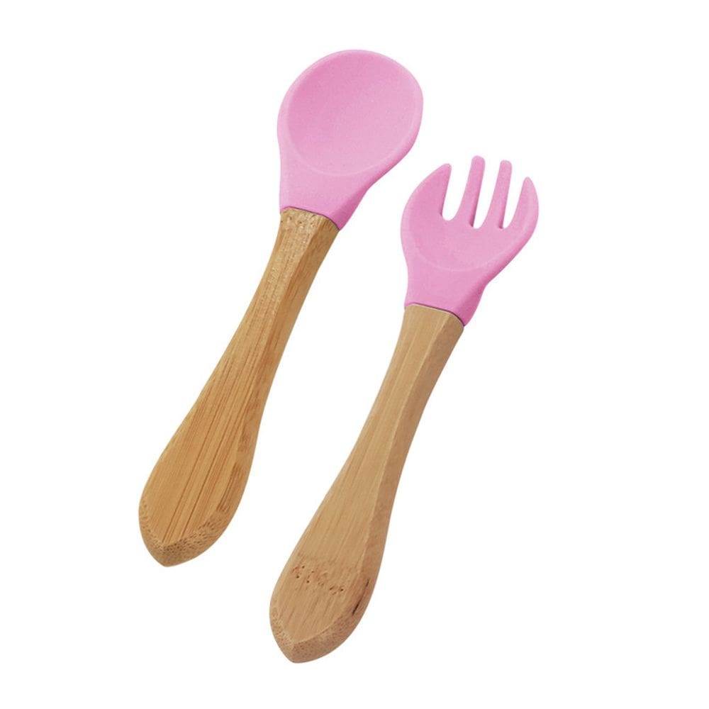 Dupla de Talheres Mimo BM23192 Bambu Rosa