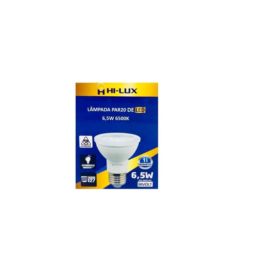 Lampada De Led Smd Par20 7W 6500K
