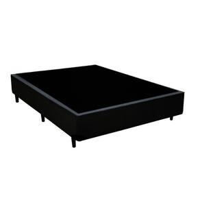 Cama Box viúva 128 Preto Sintetico - Santo Box