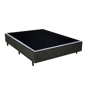 Cama Box viúva 128 Cinza Sintetico - Santo Box