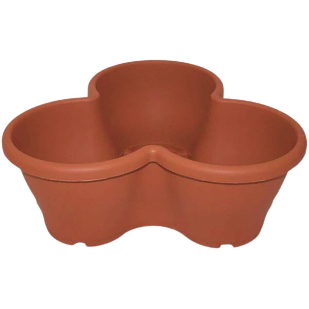 Vaso Empilhável Treviso (41X39X16) Cor Terracota OKLA