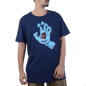 Camiseta Masculina Santa Cruz Screaming Hand Scary